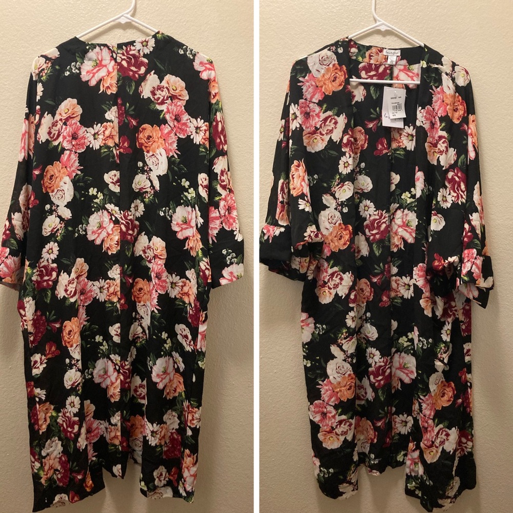 LOVE, FIRE Floral Kimono- Nordstrom Rack